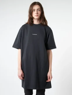 Acne Studio - Logo T-Shirt Dress in Black