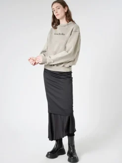 Acne Studios - Blurred Logo Sweater in Faded Grey