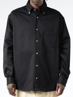 Acne Studios - Button-Up Overshirt in Black