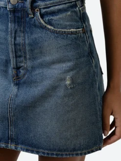 Acne Studios - Denim Mini Skirt in Light Blue Vintage