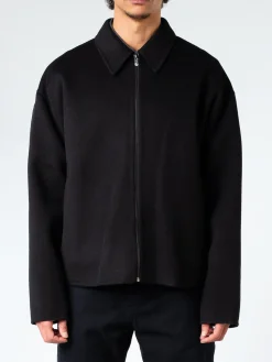 Acne Studios - Doverio Double Wool Zipper Jacket in Black