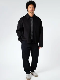 Acne Studios - Doverio Double Wool Zipper Jacket in Black