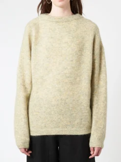 Acne Studios - Dramatic Wool Mohair Sweater in Pistachio Green