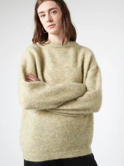 Acne Studios - Dramatic Wool Mohair Sweater in Pistachio Green