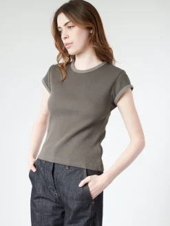 Acne Studios - Emrie U Vintage T-Shirt in Faded Grey