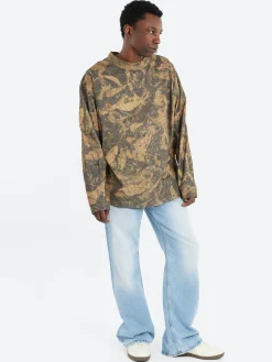 Acne Studios - Enick U Camo Vintage in Mud Brown