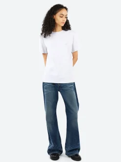 Acne Studios - Eram U Face S/S T-Shirt in Pale Grey Melange