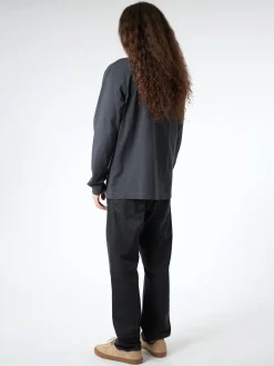 Acne Studios - Erwin L Stamp Logo Long Sleeve T-Shirt in Black