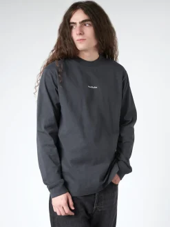 Acne Studios - Erwin L Stamp Logo Long Sleeve T-Shirt in Black