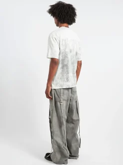 Acne Studios - Exford U Bow Logo T-Shirt in Faded Black