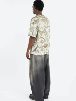 Acne Studios - Exford U Camo Vintage T-Shirt in Concrete