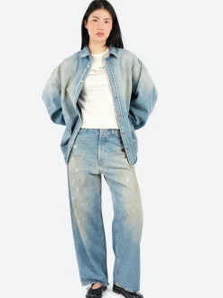 Acne Studios - 2021F Loose Fit Jeans in Light Blue