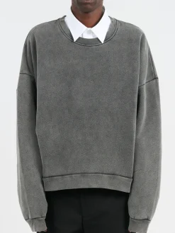 Acne Studios - Fester U Vintage Sweatshirt in Faded Black