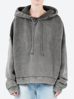 Acne Studios - Fester Vintage Hooded Sweater in Faded Black