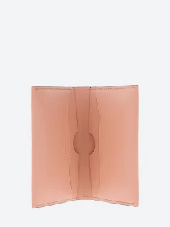 Acne Studios - Folded Card Holder in Salmon Pink Leather