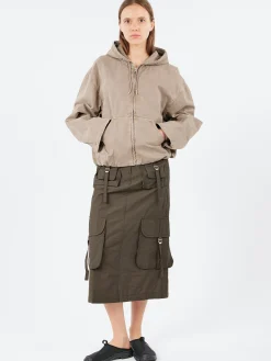 Acne Studios - Ilanta Tech Cargo Skirt in Dark Grey
