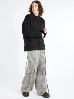 Acne Studios - Kalpafa Hairy Cardigan in Black