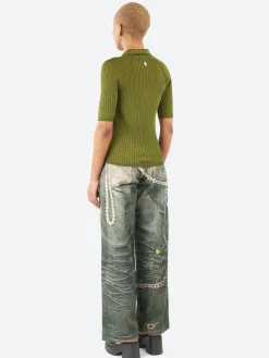 Acne Studios - Kamanda Base Polo in Green