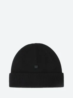 Acne Studios - Kana Micro Face Patch Beanie in Black