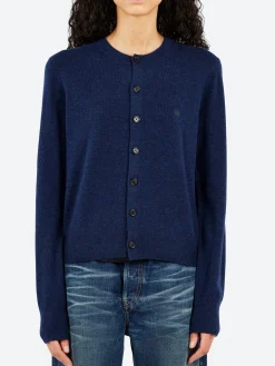 Acne Studios - Keny Yak Cardigan in Navy Melange