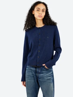 Acne Studios - Keny Yak Cardigan in Navy Melange