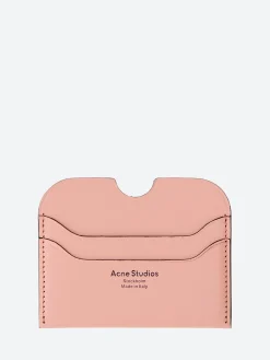 Acne Studios - Leather Card Holder in Salmon Pink