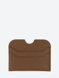 Acne Studios - Leather Card Holder in Camel Brown