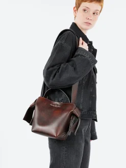 Acne Studios - Musubi Mini Shoulder Bag in Dark Brown