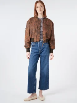 Acne Studios - New Lomber Vagabond Leather Bomber Jacket in Brown