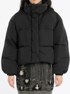 Acne Studios - Odisella P Spray Puffer Jacket in Anthracite and Black