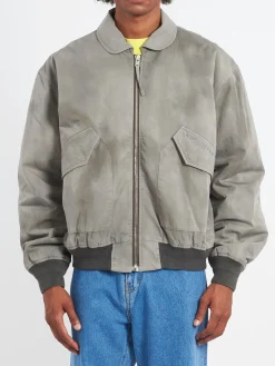Acne Studios - Orlinga Cotton Twill Bomber in Mid Grey