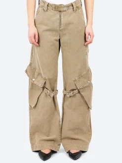 Acne Studios - Potinal Cotton Canvas Cargo Trousers in Washed Beige