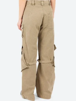 Acne Studios - Potinal Cotton Canvas Cargo Trousers in Washed Beige