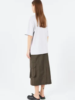 Acne Studios - Relaxed Fit Logo T-Shirt in Pale Grey Melange