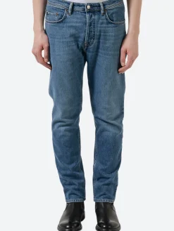 Acne Studios - River Slim Tapered Jeans in Mid Blue