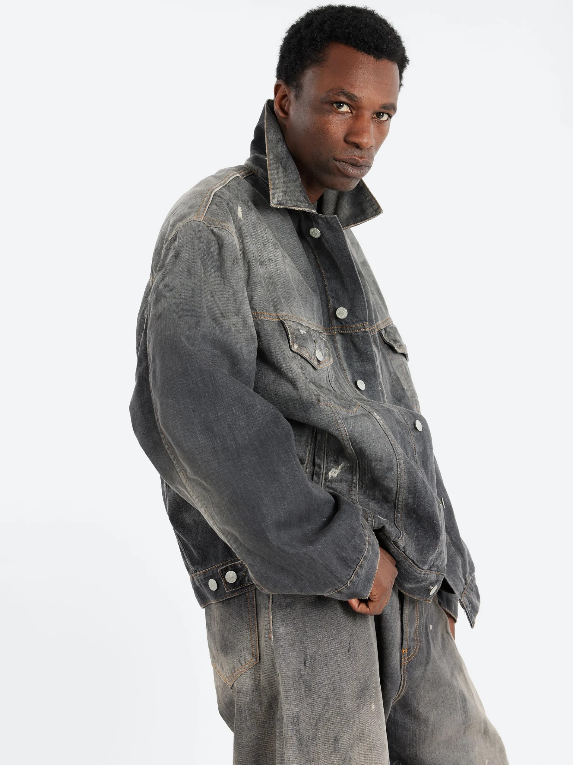 Acne Studios - Robert U Trafalgar Denim Jacket in Black