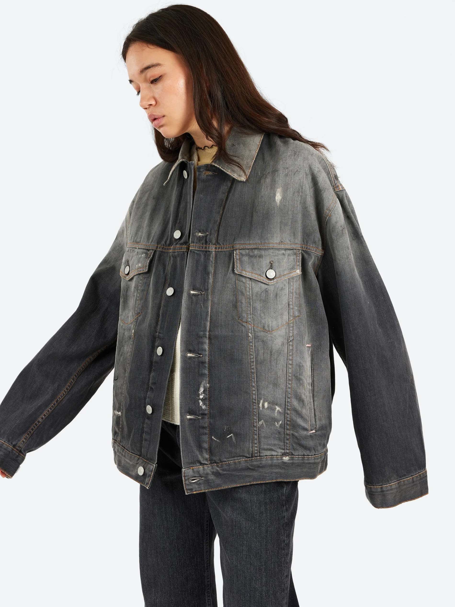 Acne Studios - Robert U Trafalgar Denim Jacket in Black