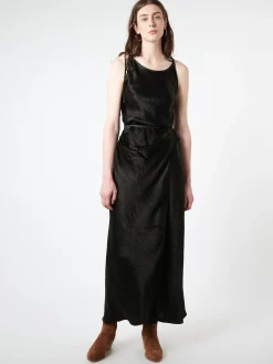 Acne Studios - Satin Strap Dress in Black