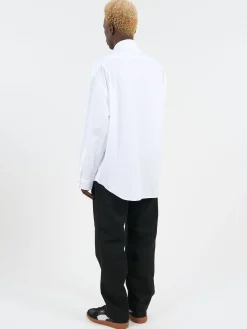 Acne Studios - Setar LS Cotton Pique Button-Up Shirt in White
