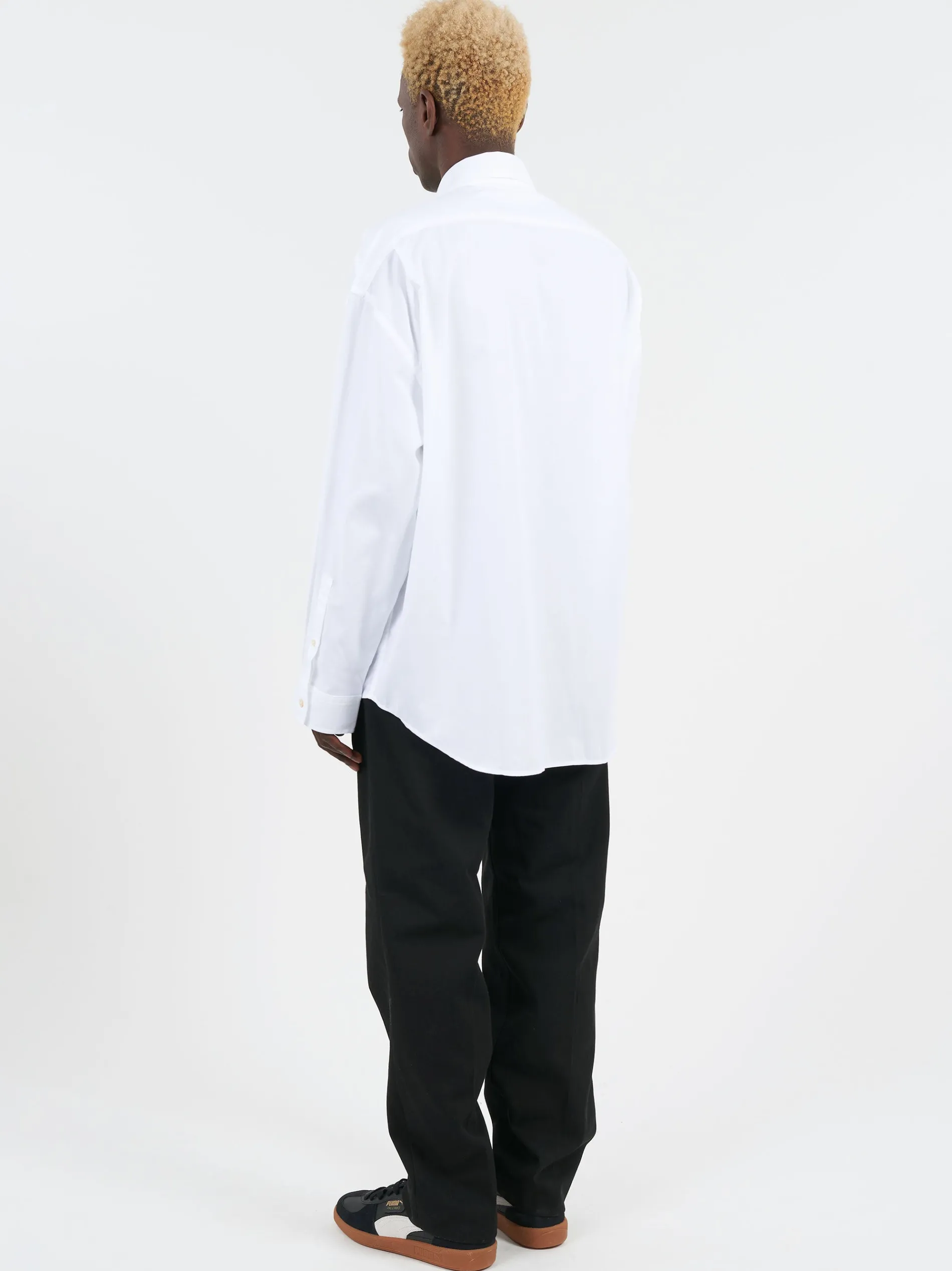 Acne Studios - Setar LS Cotton Pique Button-Up Shirt in White