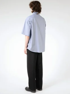 Acne Studios - Short Sleeve Button-Up in Dusty Blue