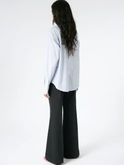 Acne Studios - Striped Cotton Shirt in Blue/White