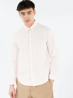 Acne Studios - Sunnie Vintage Oxford Stripe in Off White and Pink