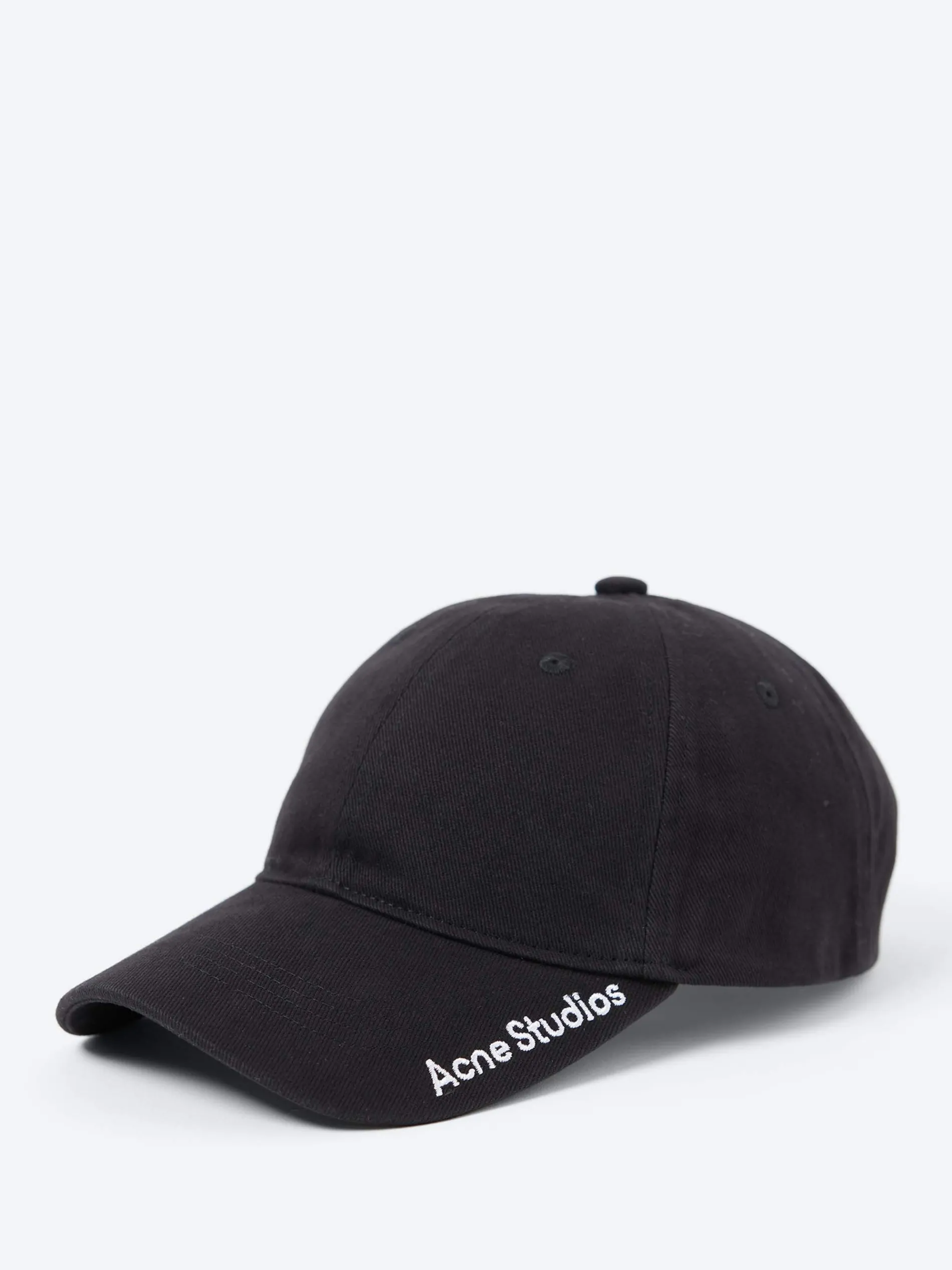 Acne Studios - Twill Logo Cap in Black