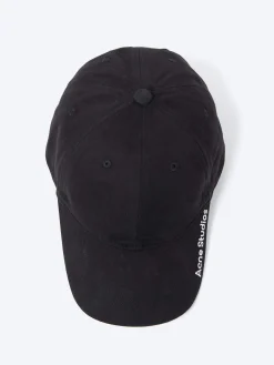 Acne Studios - Twill Logo Cap in Black