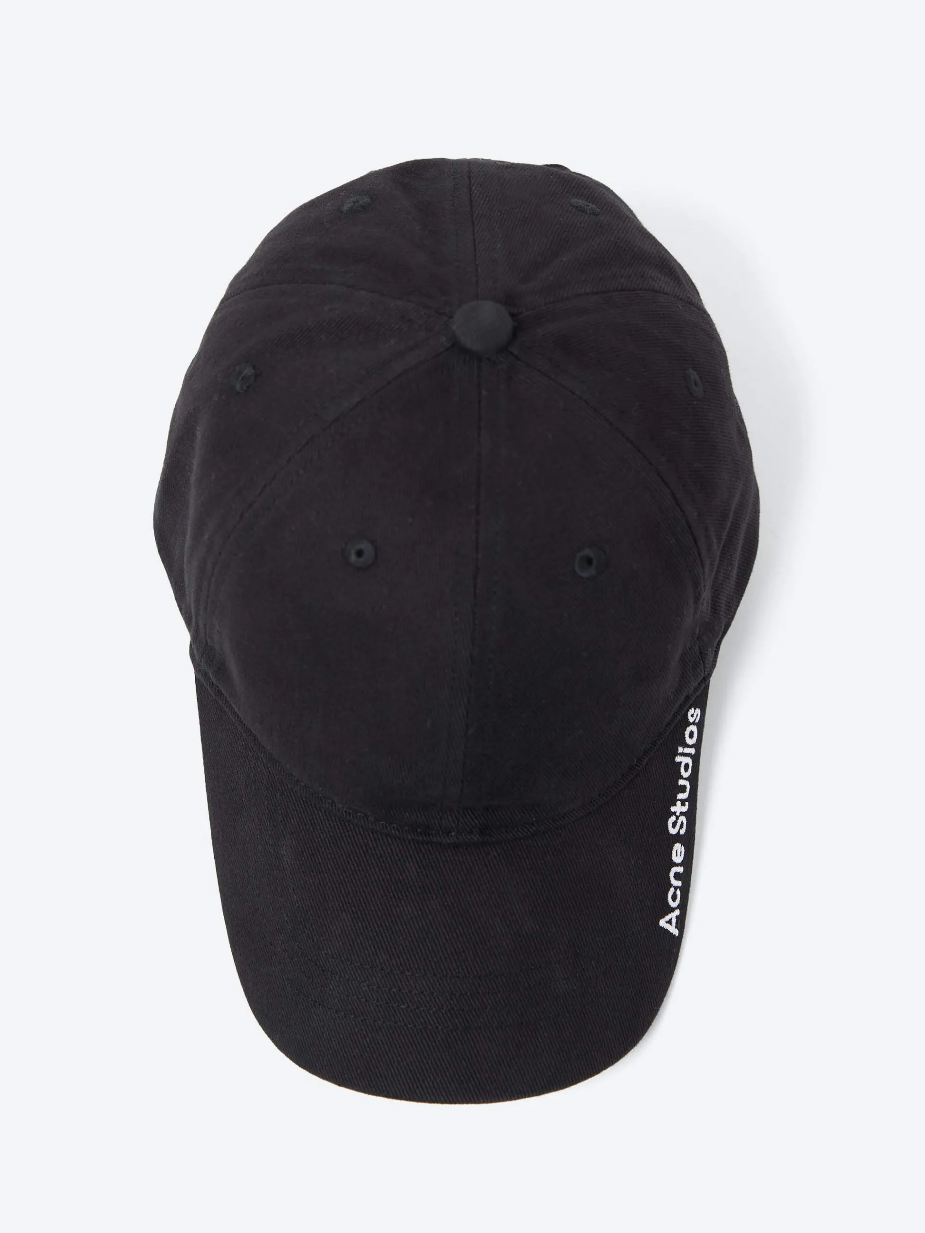 Acne Studios - Twill Logo Cap in Black
