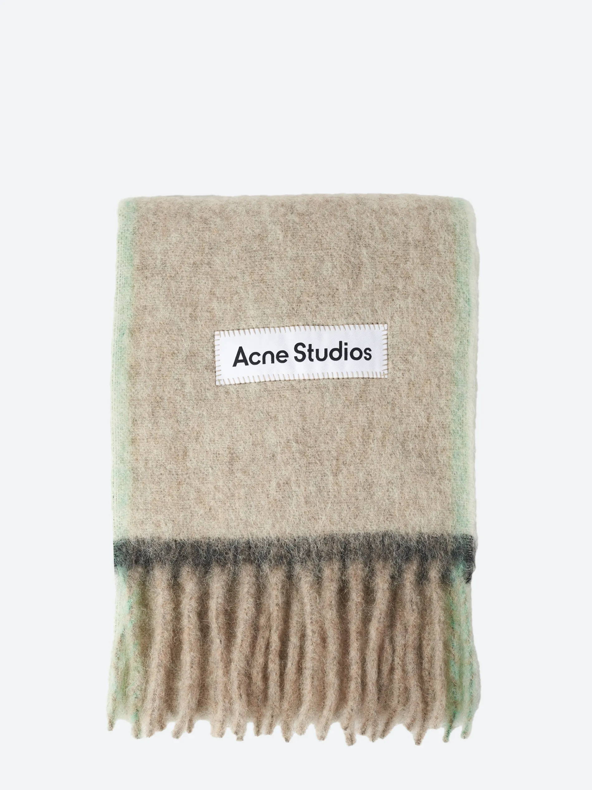Acne Studios - Vally Scarf Solid in Beige and Grey