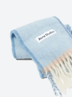 Acne Studios - Wool Mohair Scarf in Denim Blue