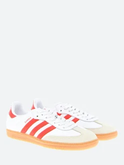 Adidas Originals - Samba OG in White and Red