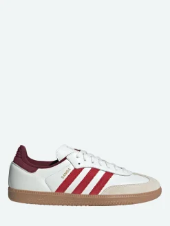 adidias Orignals - Samba OG in White/Scarlet
